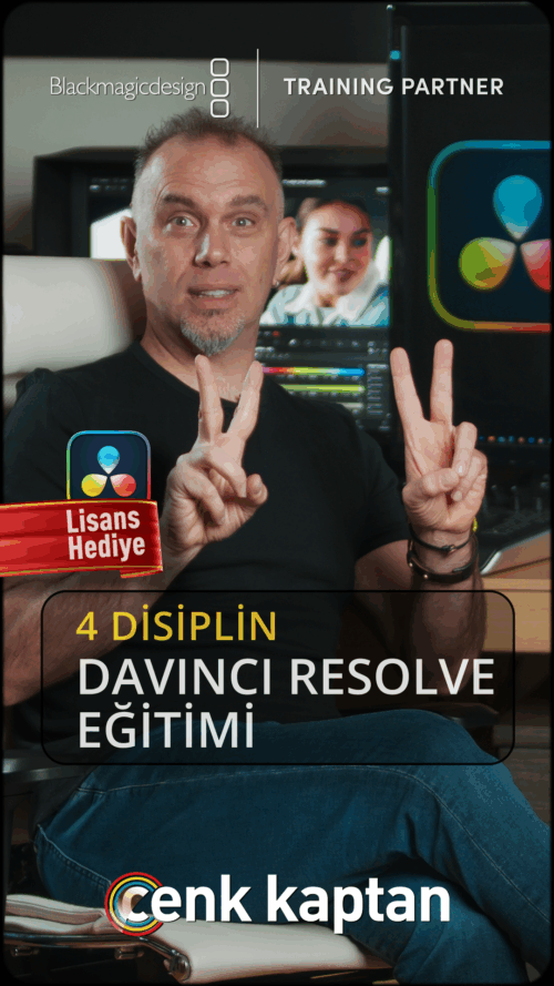 DaVinci Resolve 4 Disiplin Eğitimi